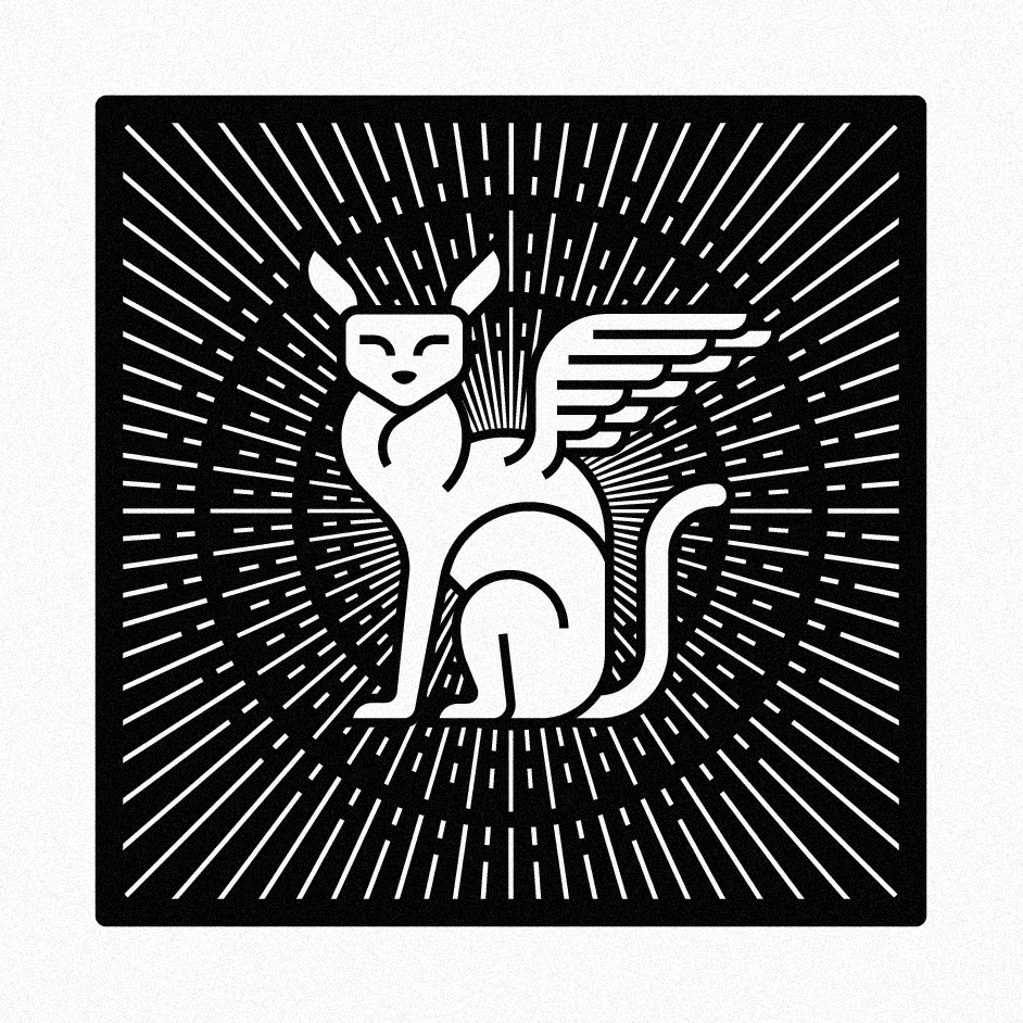 Wicked the Furry, Silkscreen print by Leffe Goldstein.